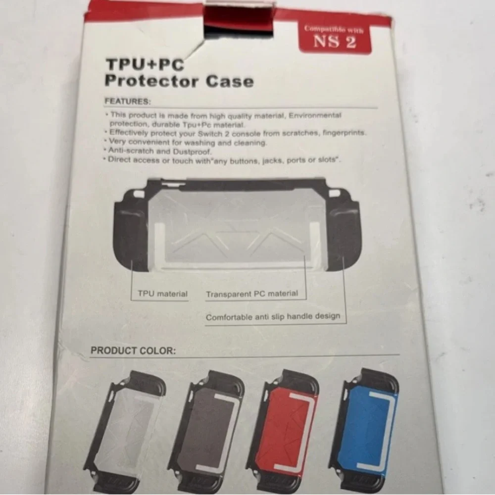 💜 TPU + PC Protector Case For Nintendo Switch 2